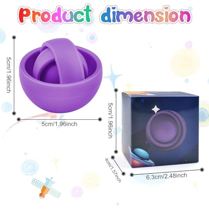 Yrissmiss Fidget Toys for Kids, Sensory Toys for Teens, Gifts for Boys Girls ADHD Autism Stress Relief Quiet Finger Tools Classroom - Image 3