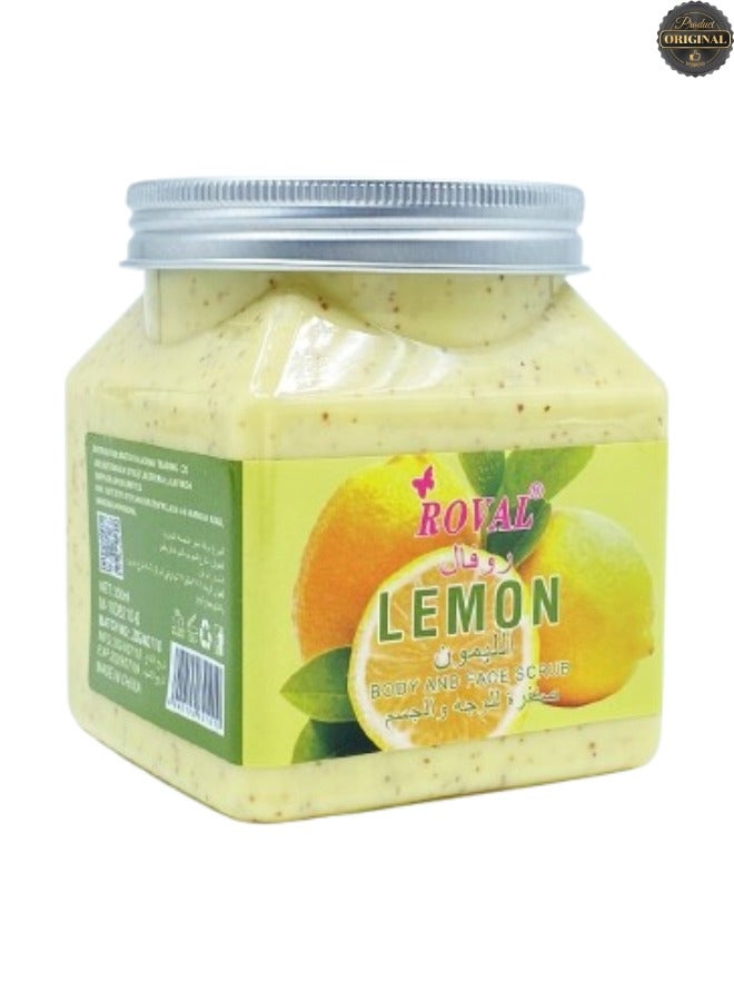 ROVAL 2 Pieces Lemon Body And Face Scrub - Image 2
