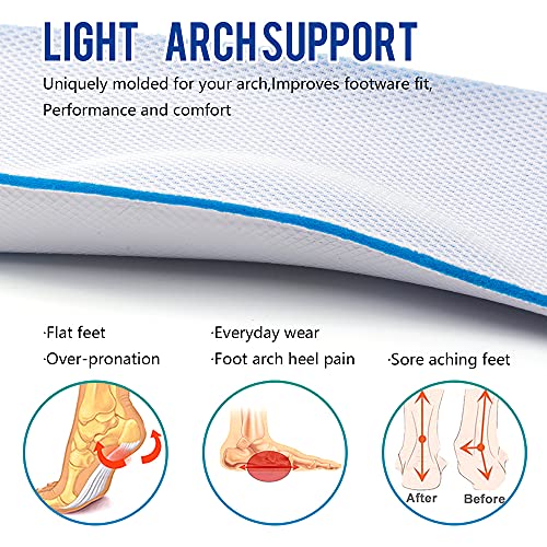 XINIFOOT Height Increase Insole Arch Support Breathable Shoe Insoles Heel Lift Inserts Elevator Insoles for Men (2.5cm Height) - Image 3