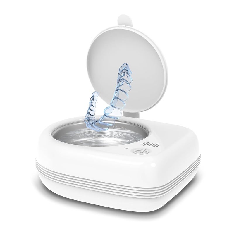 WRKLLY Cordless Ultrasonic Retainer Cleaner Machine with 6 Cleaning Tablets - Image 1