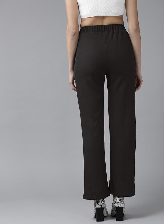 كاجوالي بنطلون كاجوال واسع بخصر متوسط - Image 3