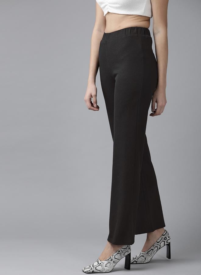 كاجوالي بنطلون كاجوال واسع بخصر متوسط - Image 4