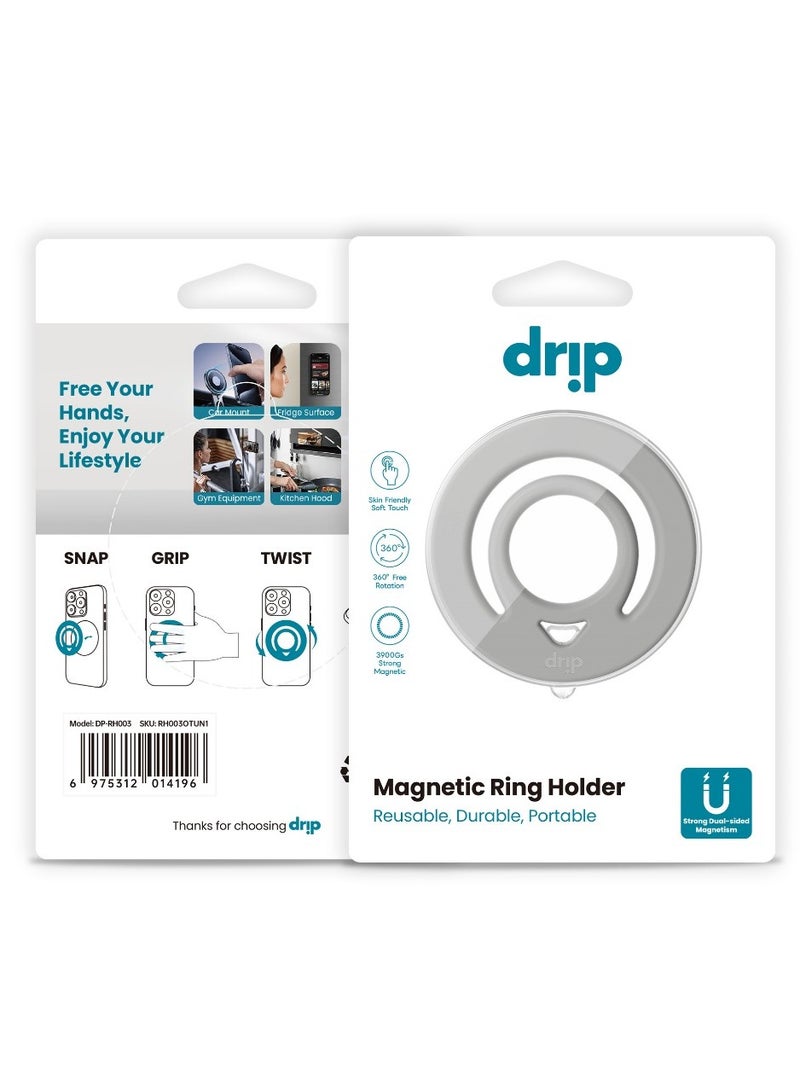 DRIP Drip Magnetic Phone Holder Compatible with MagSafe, Silicone Finger Ring – Secure & Comfortable Design  - Image 5