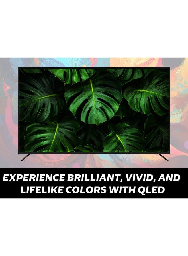 جينيرال جولد تلفزيون ذكي من GeneralGold بقياس 100 بوصة بتقنية QLED ودقة 4K UHD | نظام WebOS | تصميم بدون إطار | يدعم Netflix وYouTube وPrime Video - Image 4