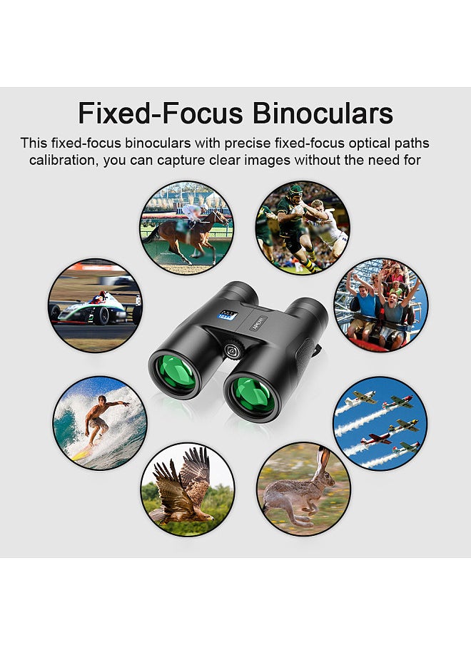 APEXEL - Portable Handheld Auto-Focus Binoculars 10X 42mm Objective Lens Binoculars Eye Distance Adjustable Telescopes Suitable for Ball Game Field Animal Competition Observation for Adults Kids - Image 1