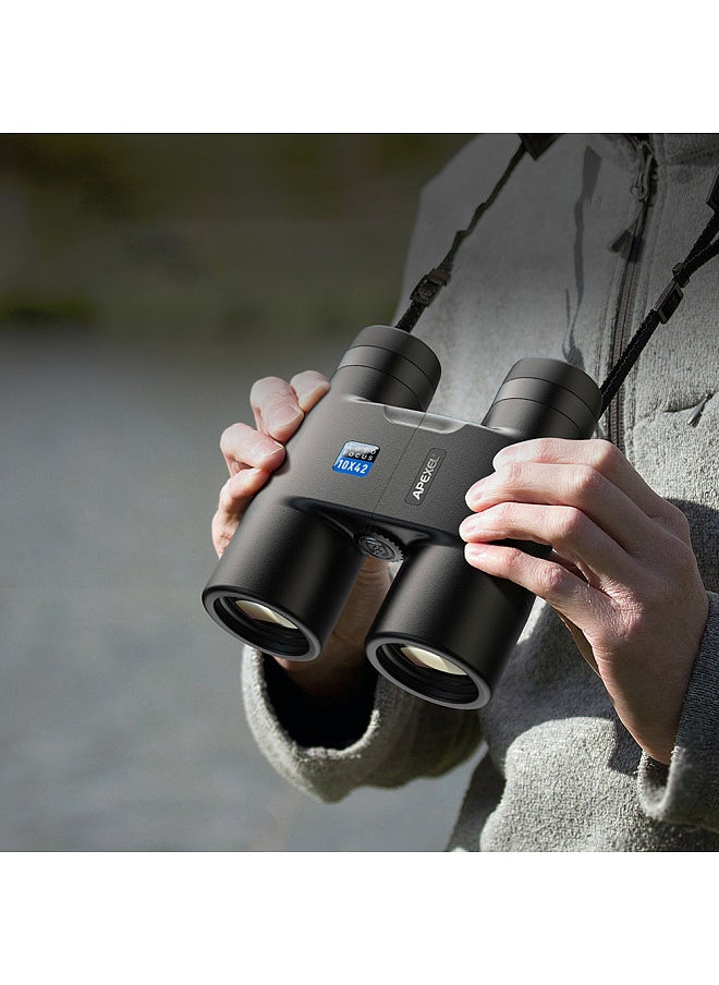 APEXEL - Portable Handheld Auto-Focus Binoculars 10X 42mm Objective Lens Binoculars Eye Distance Adjustable Telescopes Suitable for Ball Game Field Animal Competition Observation for Adults Kids - Image 1