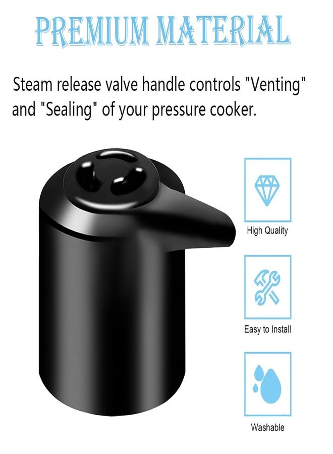 E-TING Replacement Parts Set for Instant Pot Duo 5-Qt,6-Qt, Steam Release Handle, Float Pressure Valve and Anti-Block Shield Silicone Sealing Ring for Pressure Cooker Accessories - Image 4