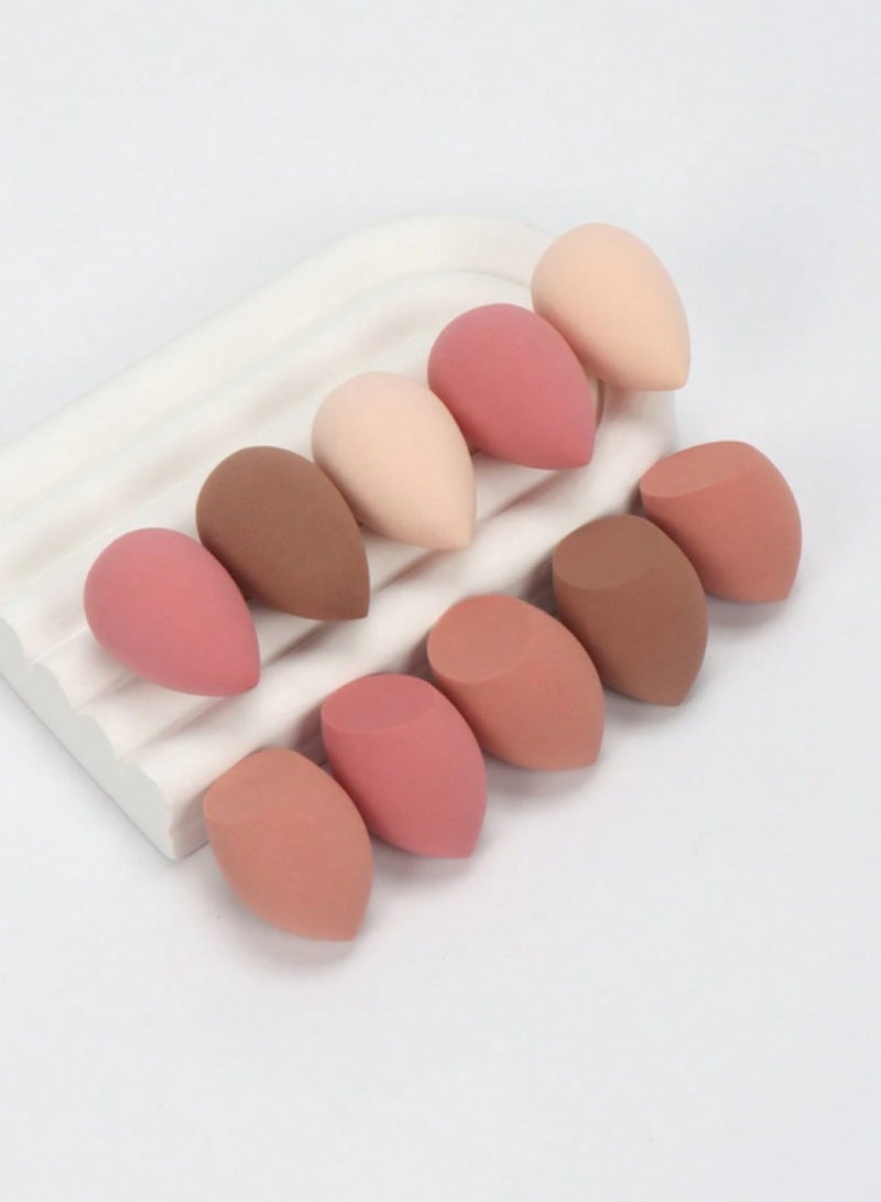 50 Pieces Mini Makeup Sponges, Makeup Sponges Set for Liquid, Cream and Powder, Multicolor Latex-Free Beauty Sponges for Foundation Applicator Suitable for All Skin Types - Image 3
