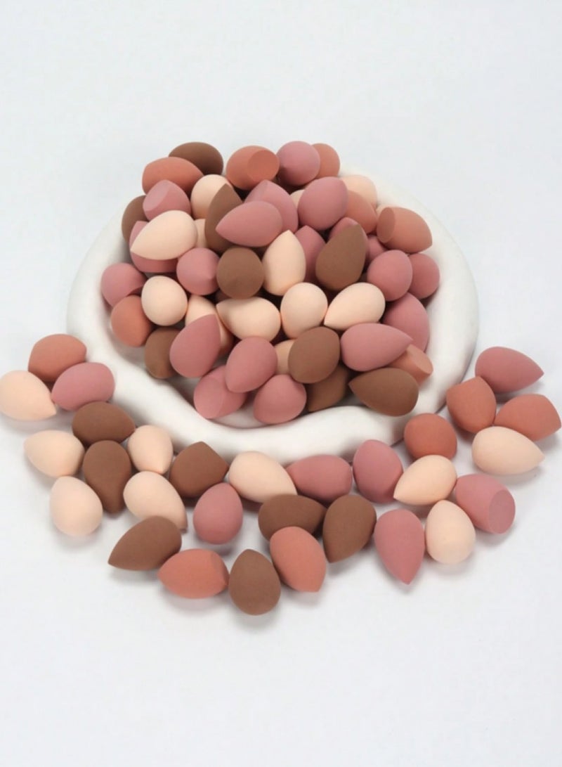 50 Pieces Mini Makeup Sponges, Makeup Sponges Set for Liquid, Cream and Powder, Multicolor Latex-Free Beauty Sponges for Foundation Applicator Suitable for All Skin Types - Image 5
