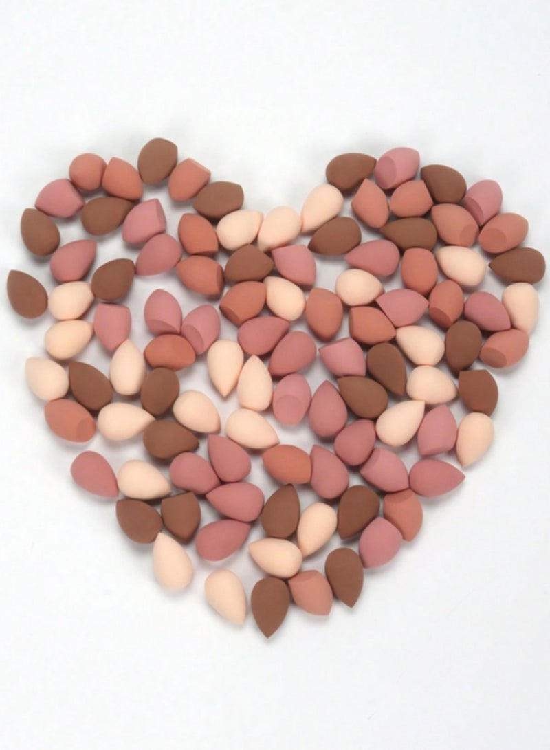 50 Pieces Mini Makeup Sponges, Makeup Sponges Set for Liquid, Cream and Powder, Multicolor Latex-Free Beauty Sponges for Foundation Applicator Suitable for All Skin Types - Image 1