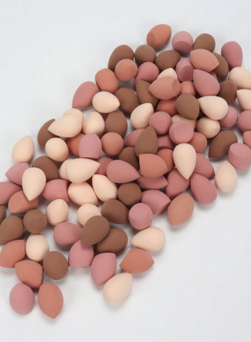 50 Pieces Mini Makeup Sponges, Makeup Sponges Set for Liquid, Cream and Powder, Multicolor Latex-Free Beauty Sponges for Foundation Applicator Suitable for All Skin Types - Image 4