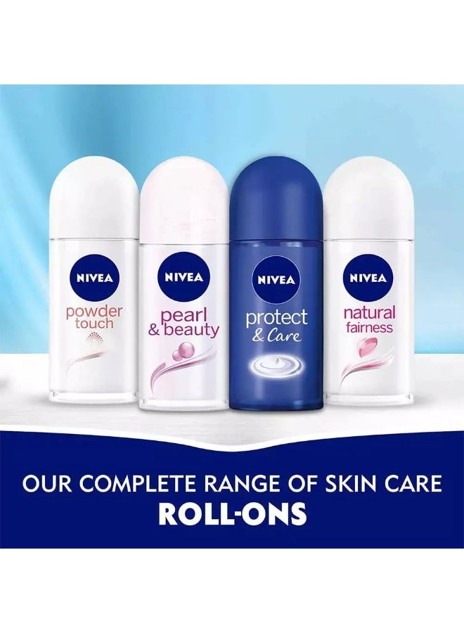NIVEA Powder Touch Roll On, Antiperspirant for Women, Roll-on 50ml - Image 5