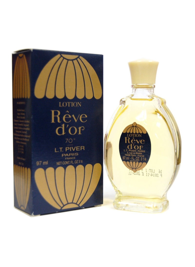 L.T Piver Paris Reve Dor Scented Cologne Splash Lotion 97ml  - Image 1