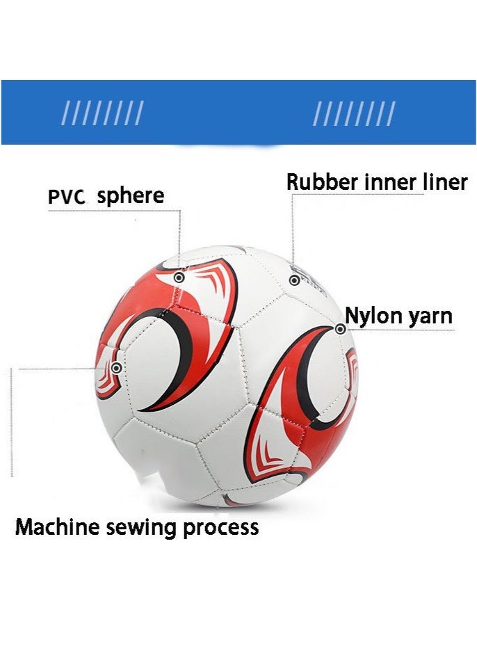 جوجو الحب كرة القدم حجم 5 PVC في الهواء الطلق وداخل المدرسة النشاط الرياضي مكافحة الانفجار كرات كرة القدم الكبار الشباب المراهقين يونيسكس الصغار التدريب كرة القدم آلة خياطة كرة القدم للأطفال الكبار - Image 2