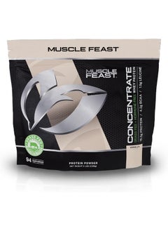 Muscle Feast Grass-Fed Whey Protein Concentrate Powder, Vanilla, 5Lb (94 Servings)  - Image 1