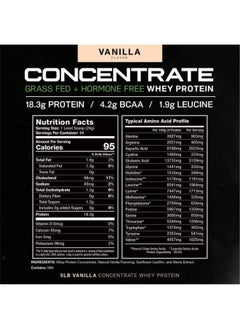 Muscle Feast Grass-Fed Whey Protein Concentrate Powder, Vanilla, 5Lb (94 Servings)  - Image 5