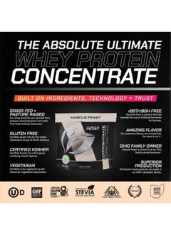 Muscle Feast Grass-Fed Whey Protein Concentrate Powder, Vanilla, 5Lb (94 Servings)  - Image 4
