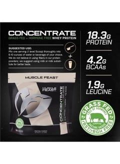 Muscle Feast Grass-Fed Whey Protein Concentrate Powder, Vanilla, 5Lb (94 Servings)  - Image 3