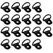 Fanjin Black D Rings Anchor Lashing Ring DRing Tie Downs for Car Truck Trailer Cargo RV Boats Black 18 Pcs - Image 2