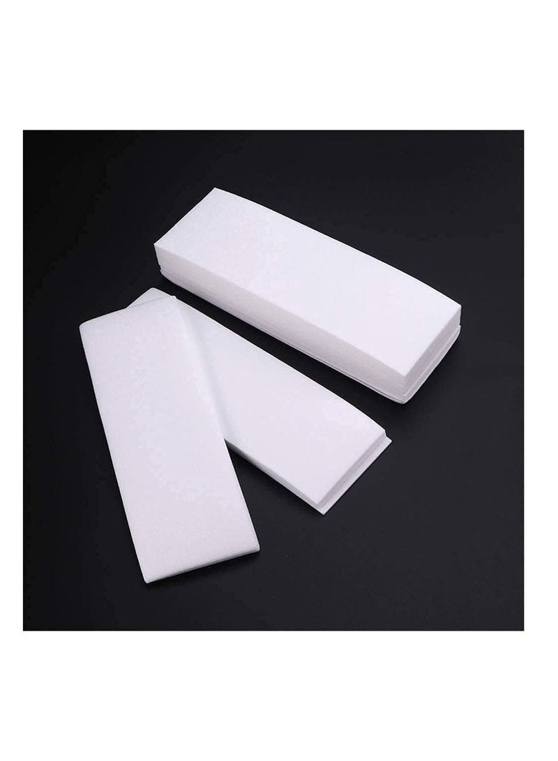 بلومنغ تايم شريط شمع لإزالة الشعر من الورق غير المنسوج لإزالة الشعر - أبيض 500 قطعة - Image 2