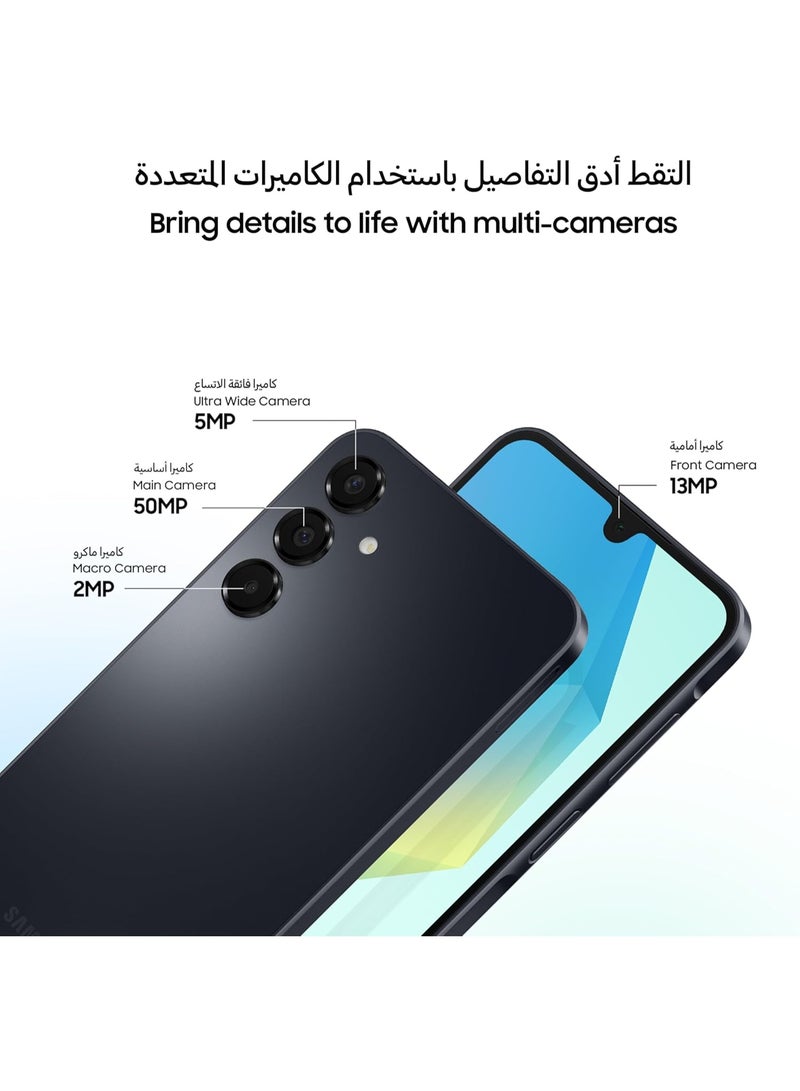 سامسونج هاتف Galaxy A16 LTE، 8 جيجابايت RAM + 128 جيجابايت تخزين، شريحتين، رمادي – نسخة دولية مفتوحة – يعمل في جميع أنحاء العالم - Image 5