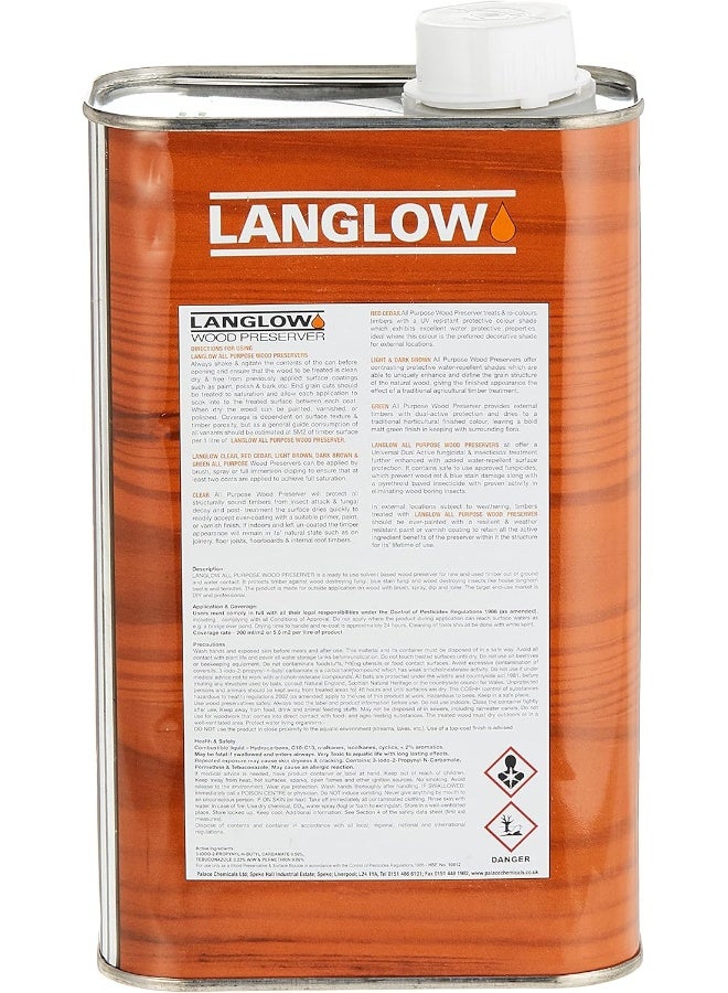 Langlow Langlow All Purpose Water Repellent Wood Preserver  - Image 2