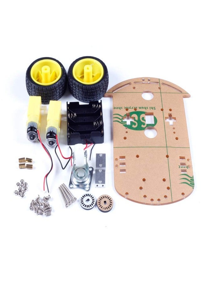 REES52 Robot Smart Car Based 3 Wheels 2 Motors (200 x 150 mm) - Image 2