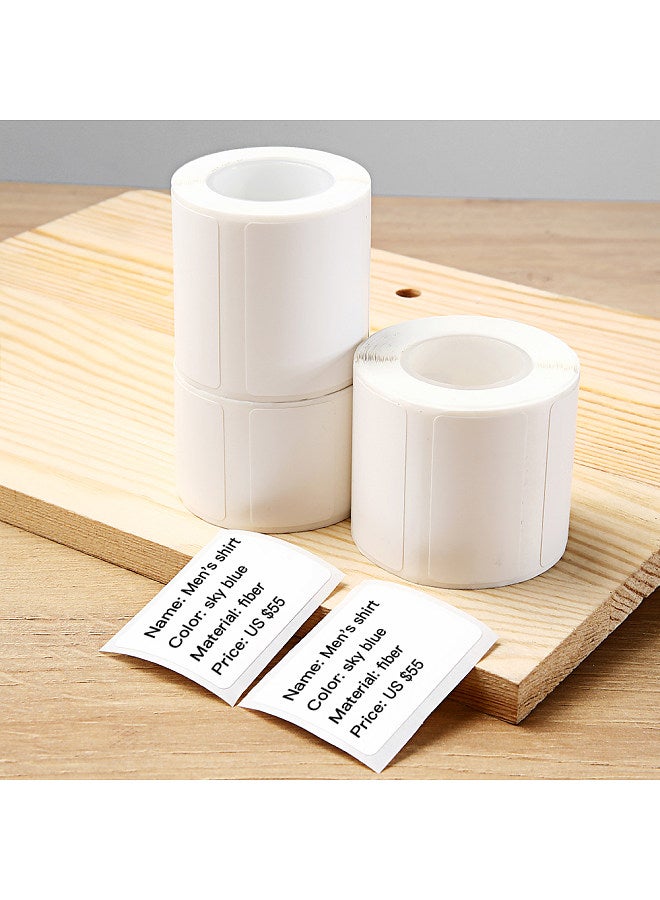 NIIMBOT White Blank Thermal Printing Paper Roll for B21 Label Printer Barcode Price Size Name Label Paper Waterproof Oil-Proof Tear Resistant 30*15mm 460sheets/roll for B3S/B11 Thermal Printer - Image 5