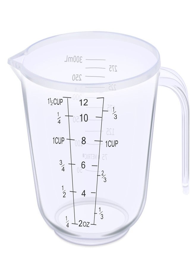 DOTINGHUX Measuring Cup, 1 ½ Cup, Clear - Image 1