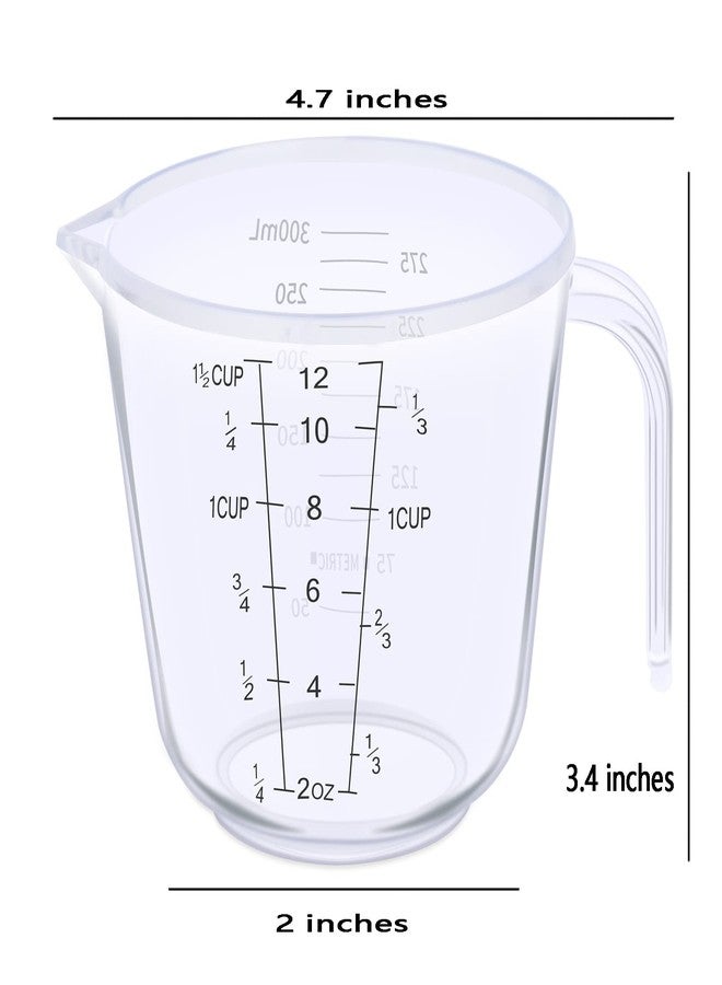 DOTINGHUX Measuring Cup, 1 ½ Cup, Clear - Image 3