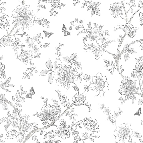 Norwall Butterfly Toile Wallpaper - Image 3