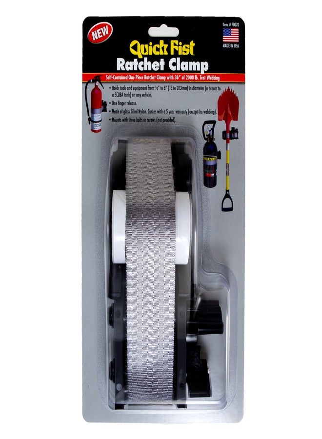 Quick Fist Ratchet Clamp For Mounting Tools & Equipment, 1/2" to 8" in Diameter: 70070 - Image 2
