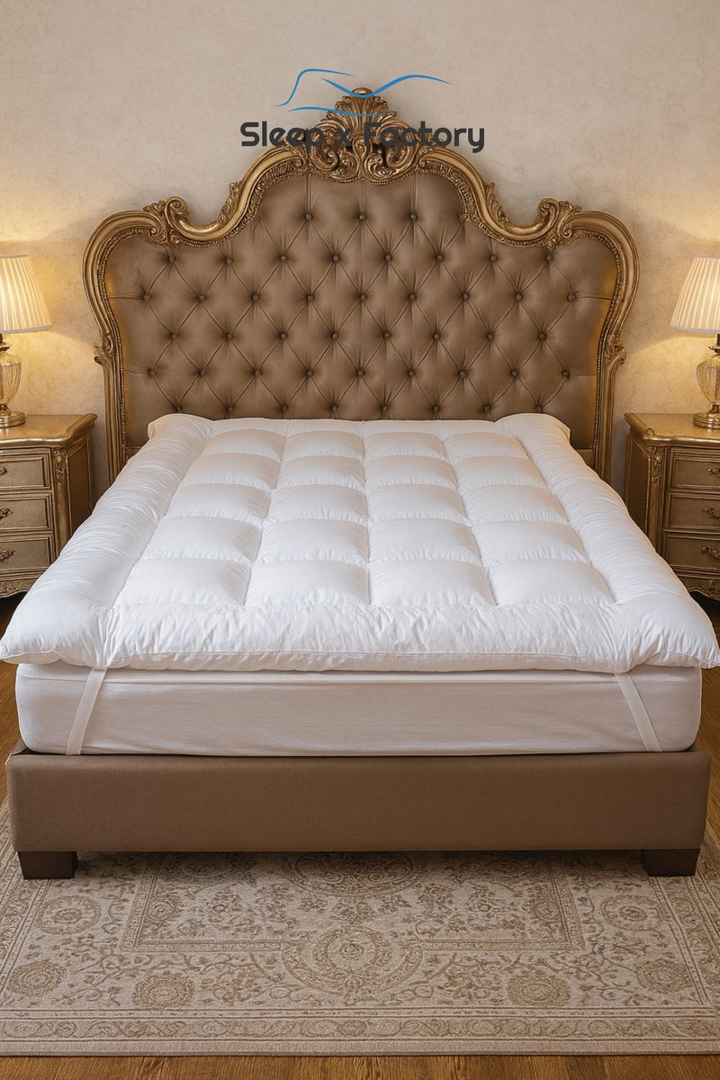 Luxurious Mattress Topper 200x180x10 cm