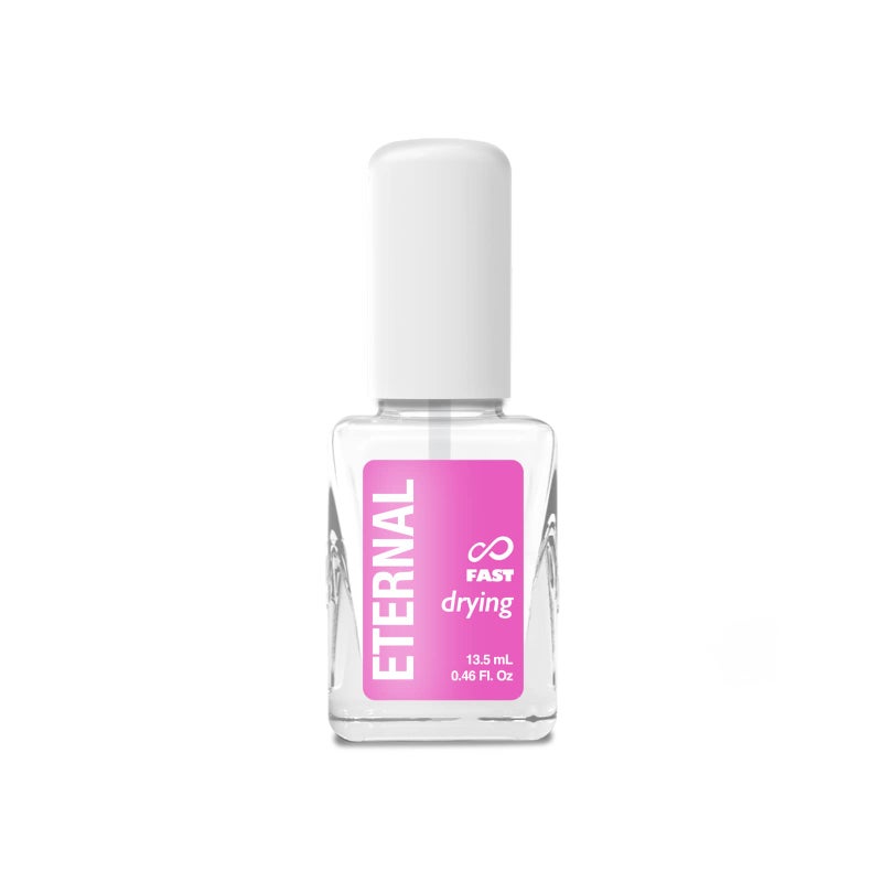 Eternal Fast Drying Top Coat Nail Polish - 13.5 mL Long Lasting Finish Top Coat for Nails with Quick Dry Formula and No UV Lamp Needed - Nail Color Protection, & Glossy Fingernail for Women - 1 Unit - Image 1