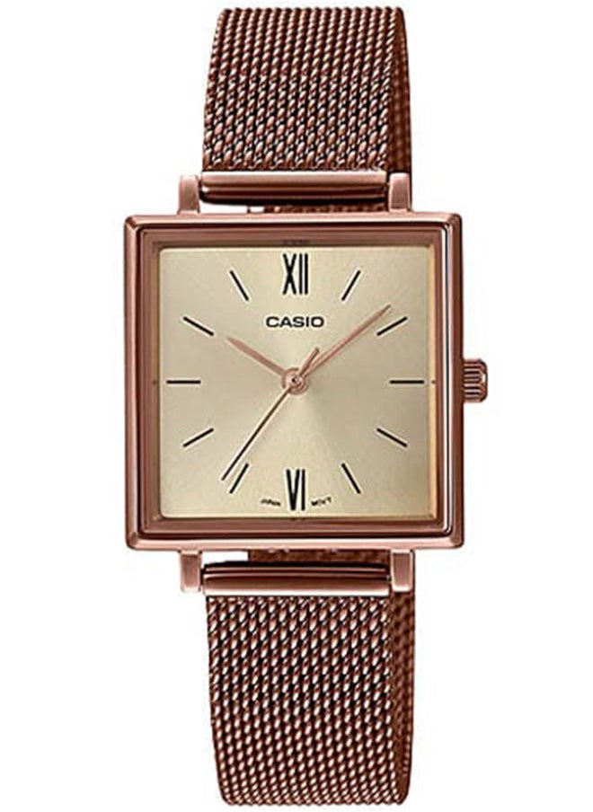 CASIO - Stainless Steel Analog Wrist Watch LTP-E155MR-9BDF - Image 1
