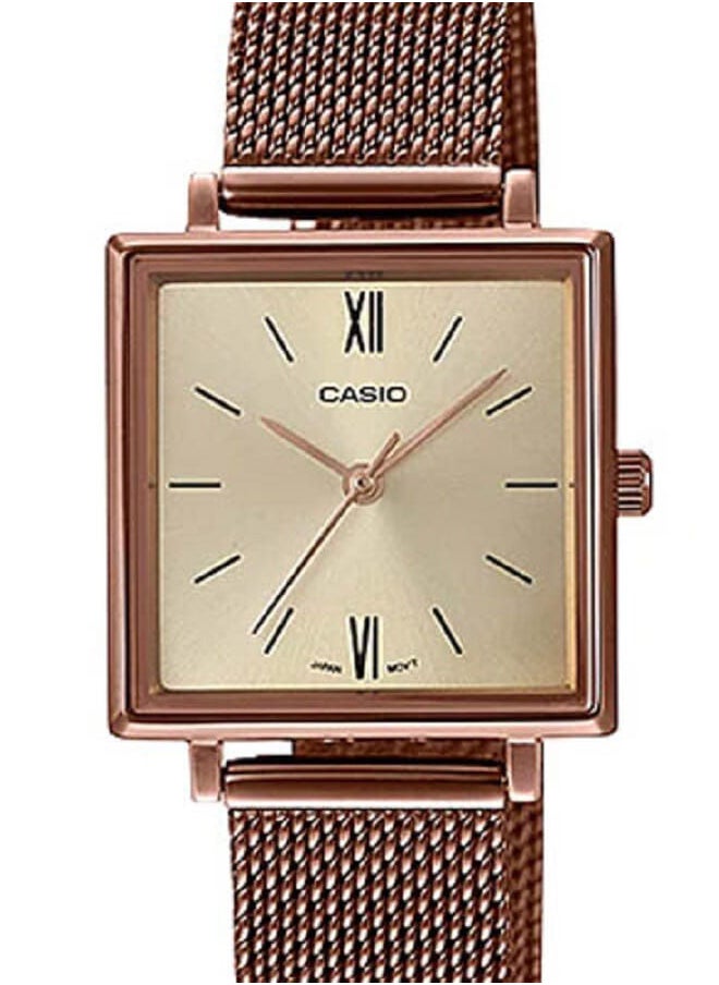 CASIO - Stainless Steel Analog Wrist Watch LTP-E155MR-9BDF - Image 1