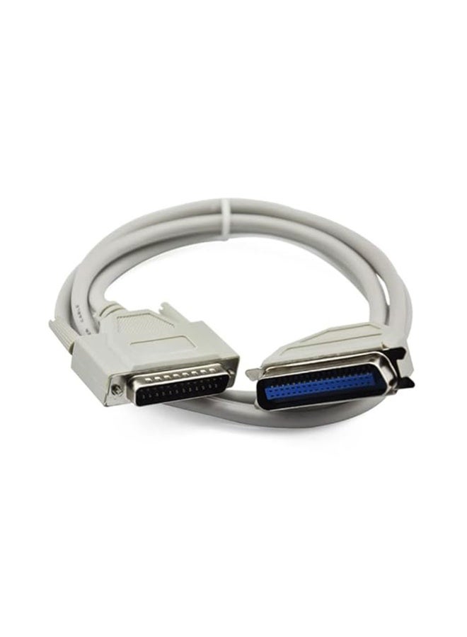 DB25 to Centronics 36-Pin Parallel Printer Cable – High-Quality IEEE1284 Cable – 3 Meter - Image 1