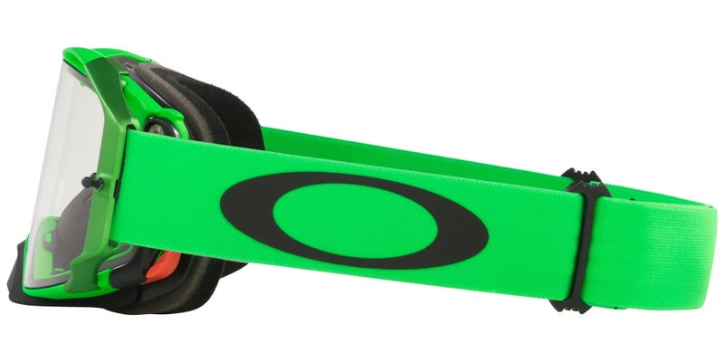Oakley Airbrake MX Goggles, Moto Green w Clear - Image 2