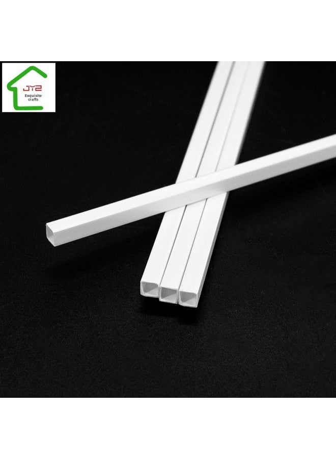 DIY Handmade Sand Table Building Model Material ABS Model Transformation Square Tube ABS Plastic Hollow Square Tube-Color:ABS Hollow Square Tube 4 * 500mm  - Image 5