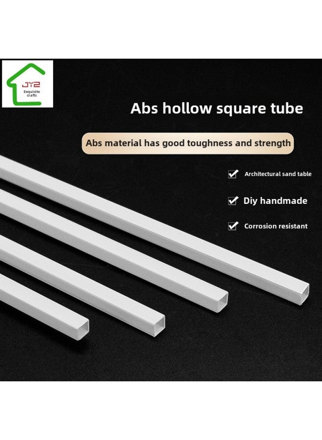 DIY Handmade Sand Table Building Model Material ABS Model Transformation Square Tube ABS Plastic Hollow Square Tube-Color:ABS Hollow Square Tube 4 * 500mm  - Image 2