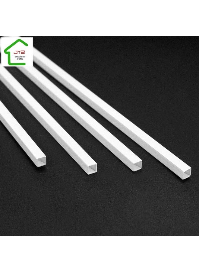 DIY Handmade Sand Table Building Model Material ABS Model Transformation Square Tube ABS Plastic Hollow Square Tube-Color:ABS Hollow Square Tube 4 * 500mm  - Image 4