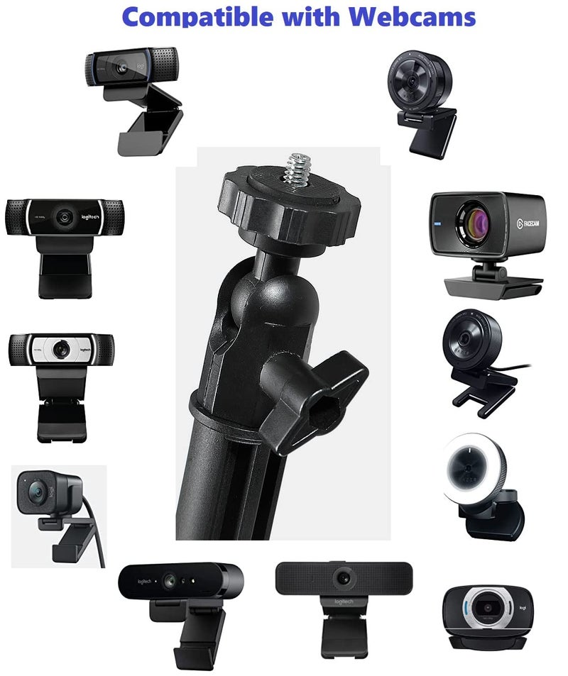 AceTaken C920s Webcam Wall Mount Ceiling Holder Compatible with Logitech C920s Brio C930e C922x C925e C615 StreamCam,MX-Brio-4K Webcams - Image 5