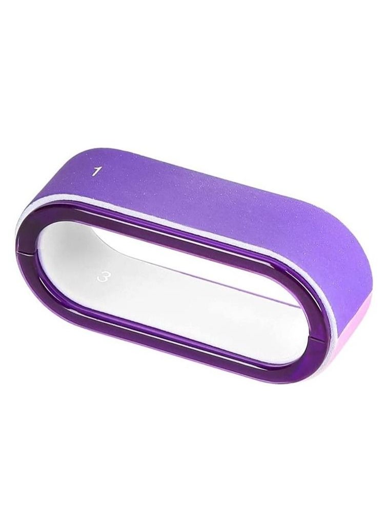 sided Oval Cosmetic Tool Purple Nail Buffer Block Manicure Pedicure - pzsku/ZE52007060D9746B161D4Z/45/_/1672307462/84f844cb-45d9-4081-9843-8f078574a74b