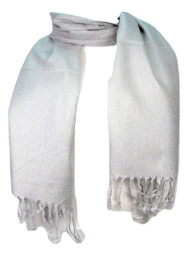Tapp Collections Premium Pashmina Shawl Wrap Scarf - Light Grey