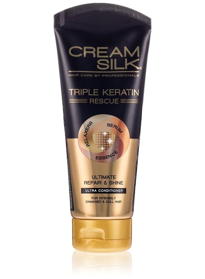 Cream Silk CREAMSILK Triple Keratin Rescue, Ultimate Repair & Shine, 170ml/5.75 fl oz