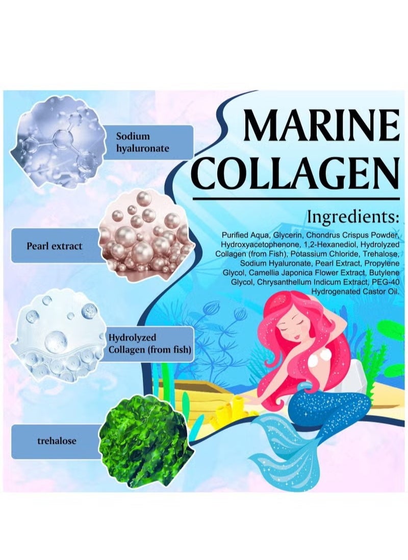 Elaimei Under Eye Patches (18 Pairs) - Pearl Eye Mask with Natural Marine Collagen, Hyaluronic HA - Reduce Wrinkles, Puffy Eyes, Dark Circles, Eye Bags - Anti Aging Under Eye Masks, Eye Wrinkle Pads & Patches  - Image 2