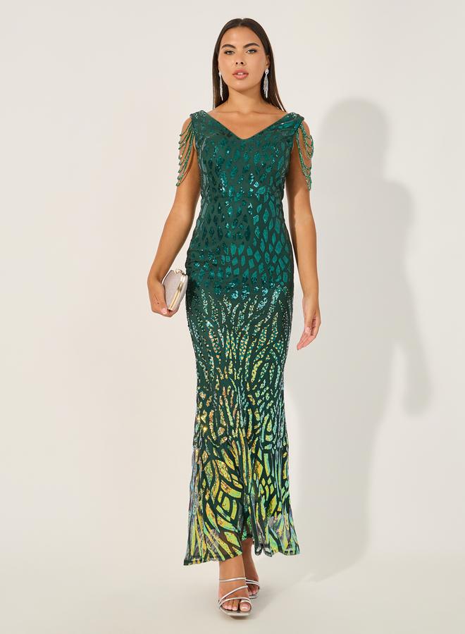 Styli Sequin Embellished Dress  - Image 2