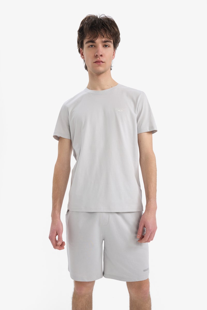 DeFacto Man Slim Fit Crew Neck Printed T Shirt - Image 3
