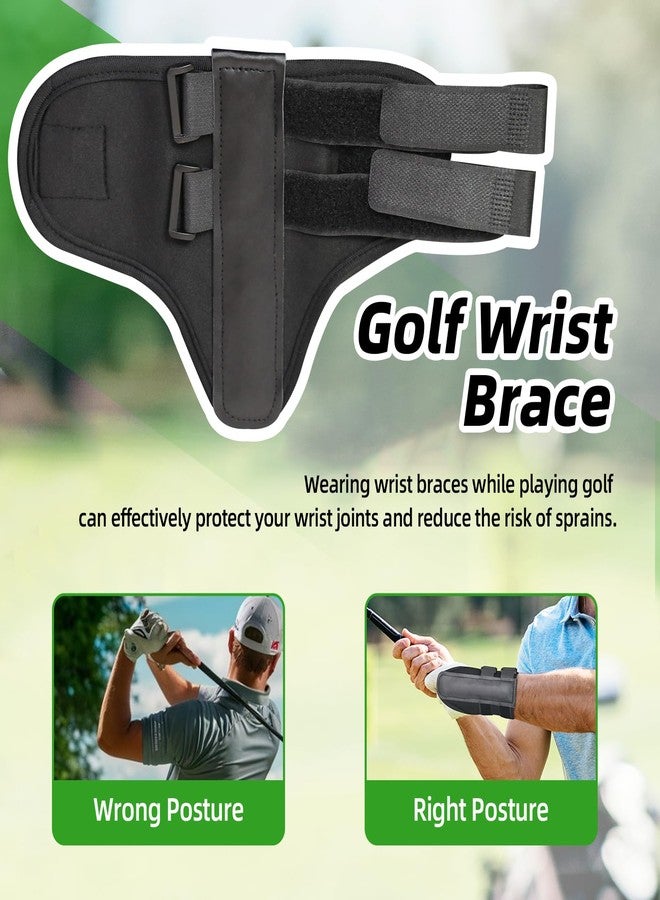 Malloraned Golf Wrist Brace Training Aid for Beginners,Wrist Trainer for Golf Swing Practice,Adjustable Wrist Support Brace to Correct Prevent Wrists Flipping and Joint Injuries - Image 3