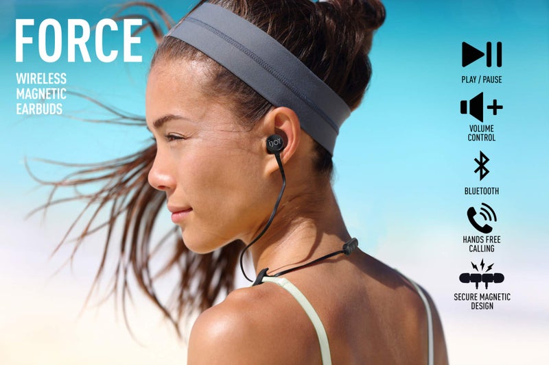 iJoy Bluetooth Wireless Sport Earbuds IPX4 Sweatproof Sport Headphones with Microphone, Noise Cancelling Earphones, Noise Cancelling Headset for Workout, Running, Gym - Image 5